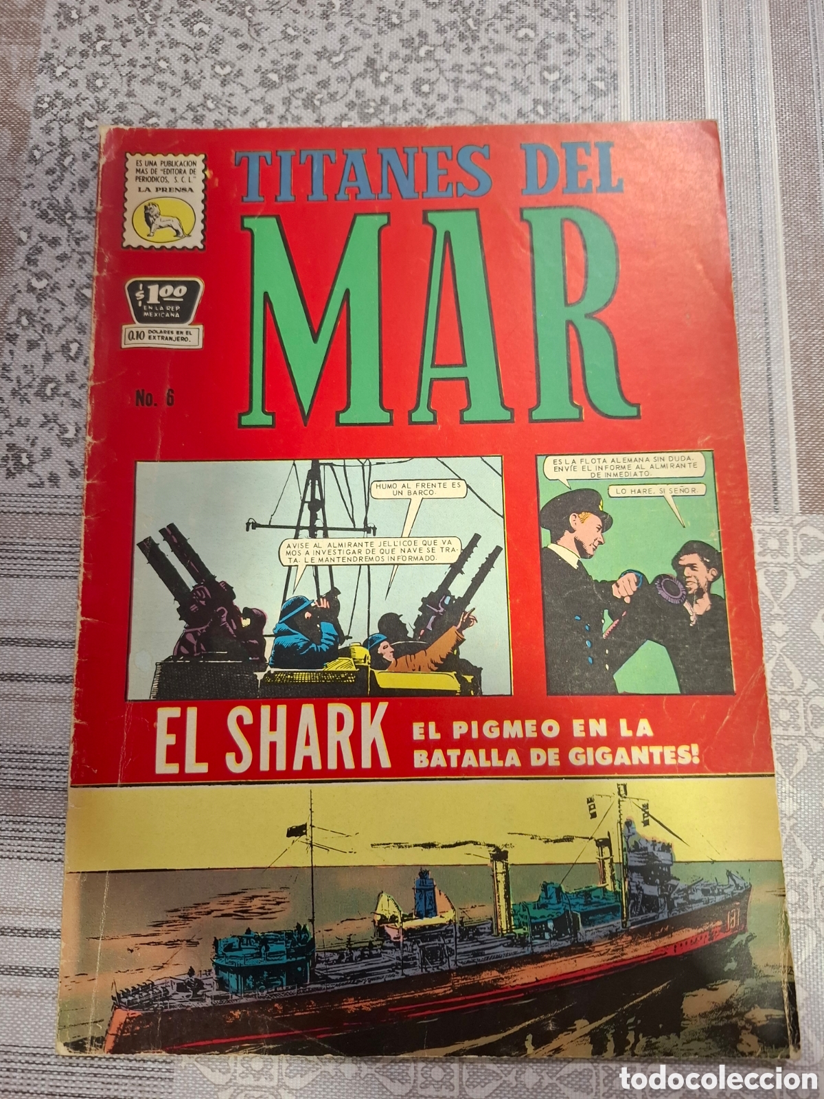 Tebeos: Titanes del Mar n&deg; 6 , Editorial La Prensa 1964 - Foto 1