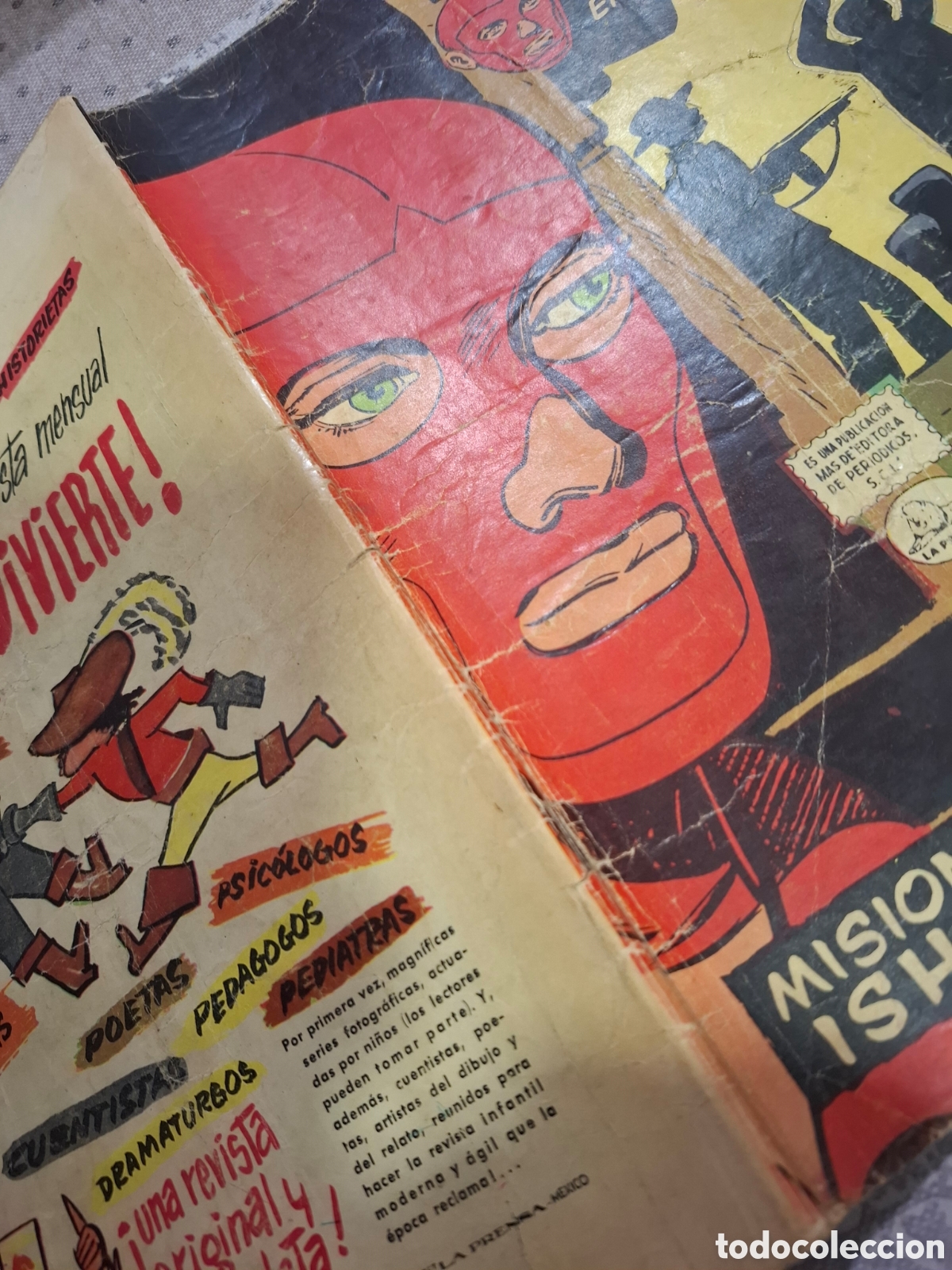 Tebeos: La M&aacute;scara Roja n&deg; 53, Editorial La Prensa 1958 - Foto 4