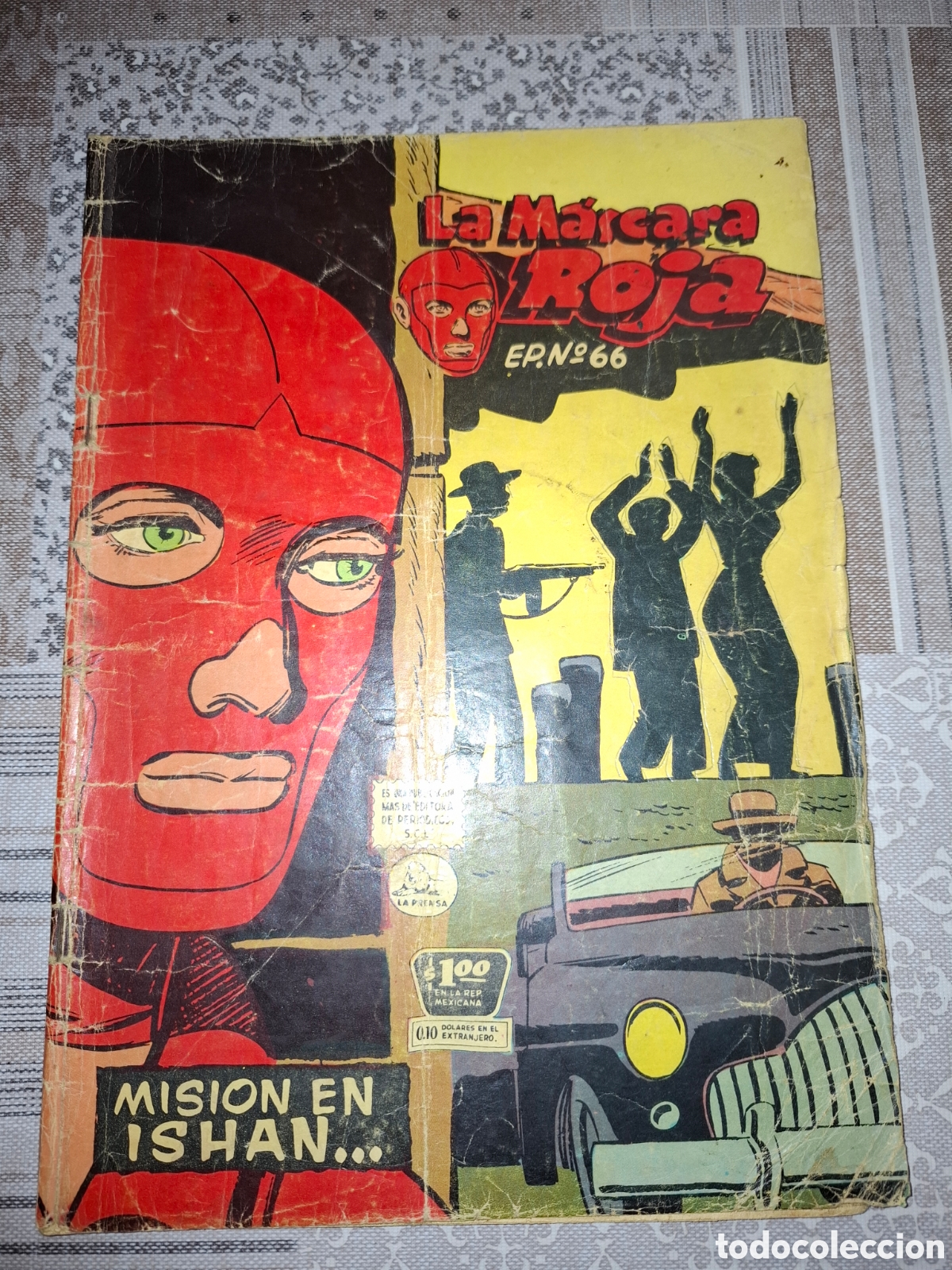 Tebeos: La M&aacute;scara Roja n&deg; 53, Editorial La Prensa 1958 - Foto 1