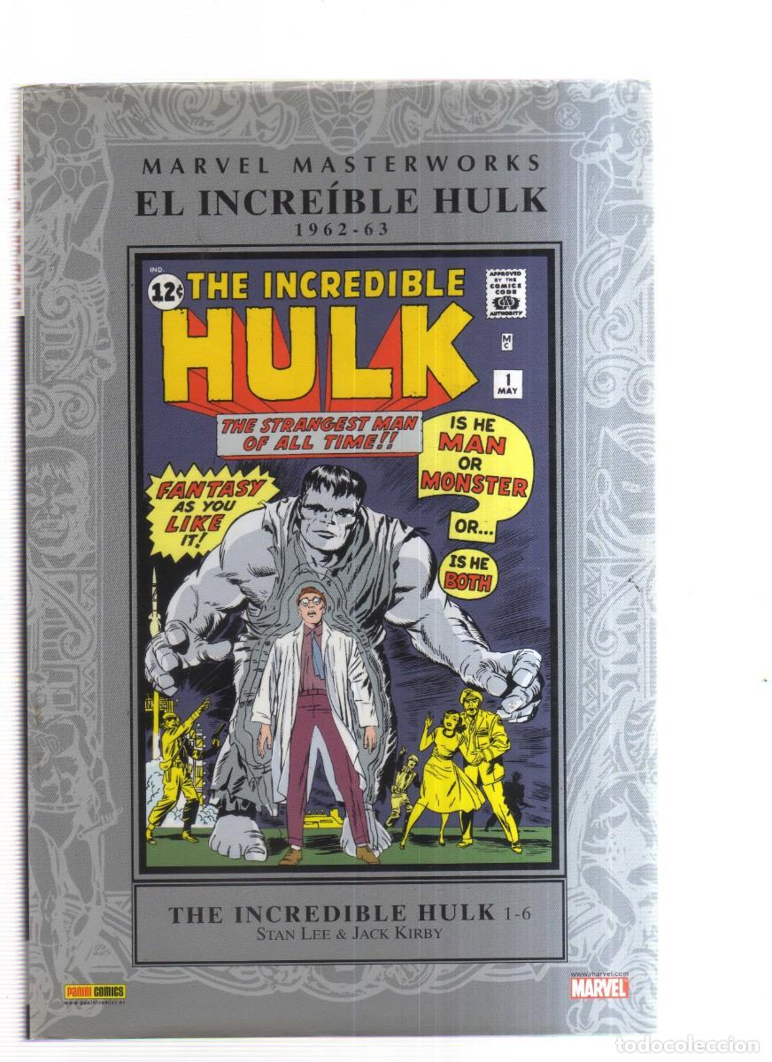 Tebeos: HULK EL INCREIBLE MARVEL MASTERWORKD 1962-63 - Foto 1