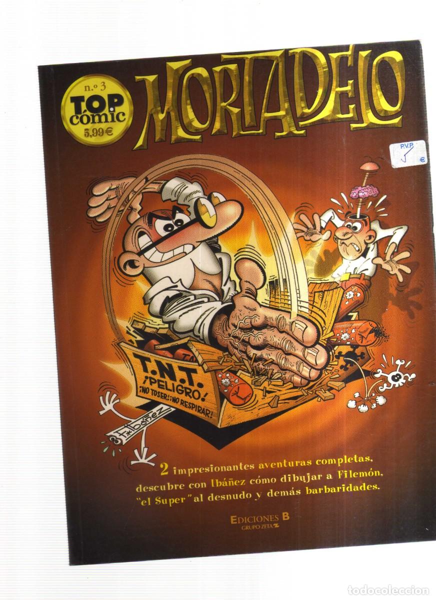 Tebeos: MORTADELO TOP COMIC N,3 EDICIONES B - Foto 1