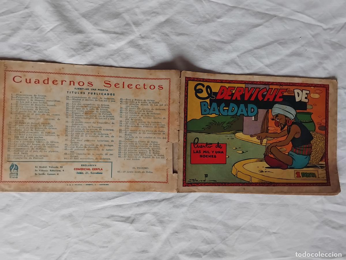 Tebeos: EL DERVICHE DE BAGDAD. CUADERNOS SELECTOS N&ordm; 66. CISNE GERPLA. ORIGINAL. - Foto 1