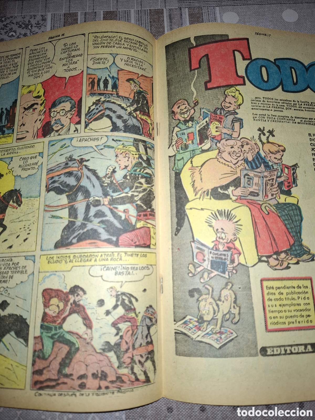 Tebeos: H&eacute;roes del Oeste n&deg; 48, Dditorial La Prensa 1957 - Foto 3