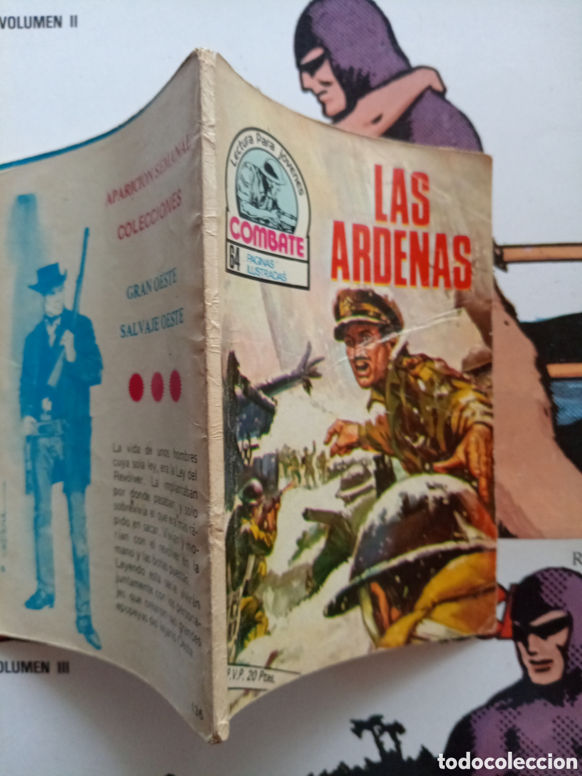 Tebeos: Colecci&oacute;n Combate 136 Las Ardenas cj98 - Foto 3