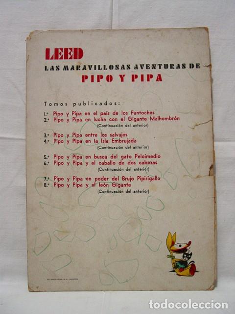 Tebeos: PIPO Y PIPA Y EL CABALLO DE DOS CABEZAS. N&ordm; 6 - Foto 3