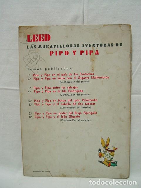 Tebeos: PIPO Y PIPA EN PODER DEL BRUJO PIPIRIGALLO N&ordm; 7 - Foto 4