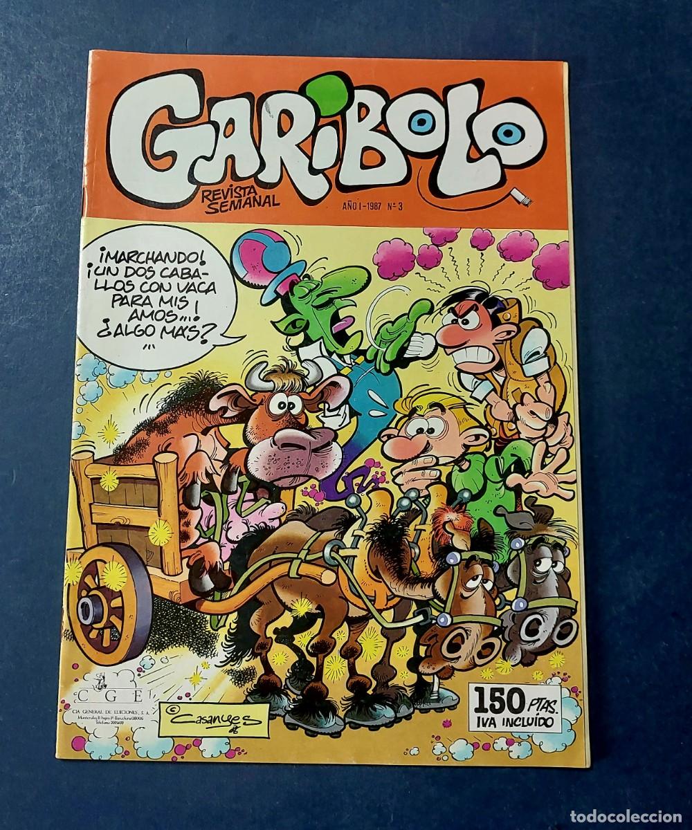 Tebeos: Garibolo N&ordm; 3 A&ntilde;o 1987 Ref Teb. Ant. - Foto 1