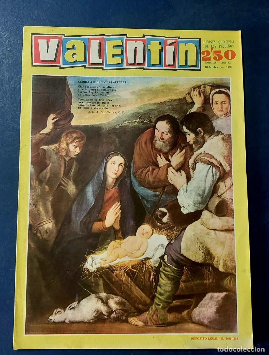 Tebeos: Valent&iacute;n N&ordm; 24 A&ntilde;o 1960 Ref Teb. Ant. - Foto 1