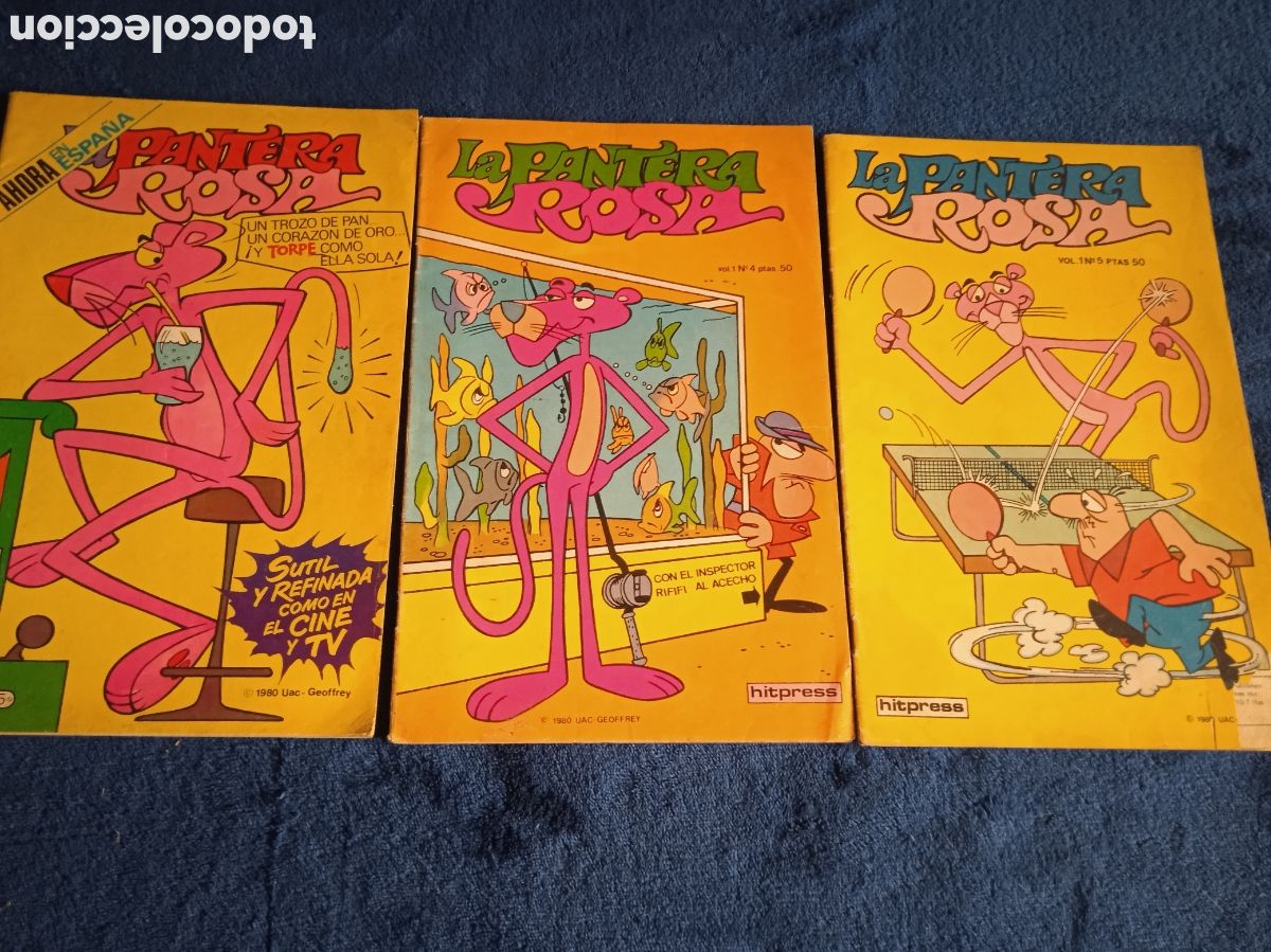 Tebeos: PANTERA ROSA -LOTE DE 3 EJEMPLARES -ED. HITPRESS - Foto 1