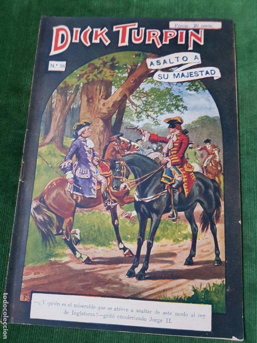 Tebeos: DICK TURPIN ,020 CENTIMOS -N&ordm;38