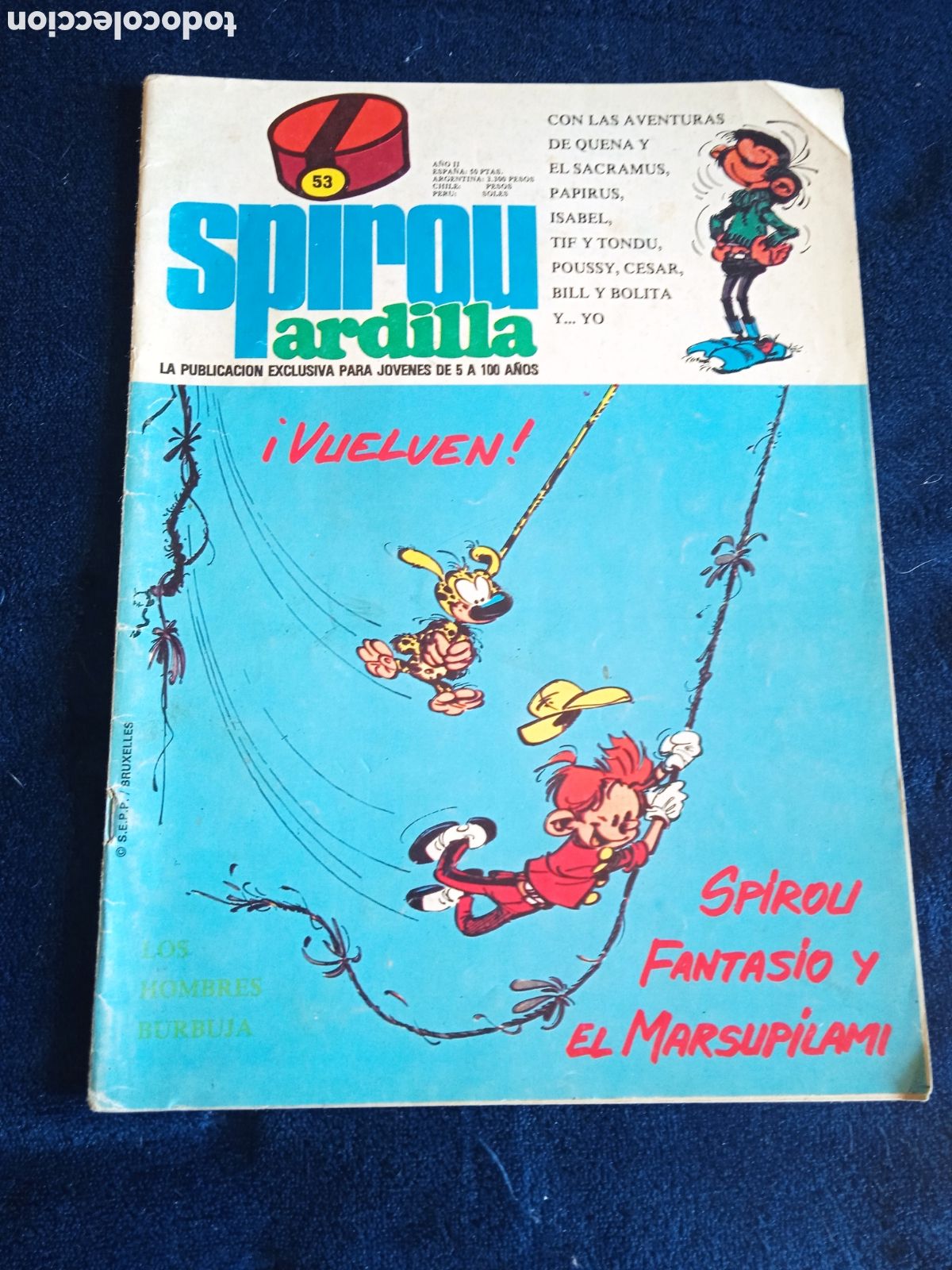 Tebeos: SPIROU ARDILLA N&ordm; 53 - Foto 1