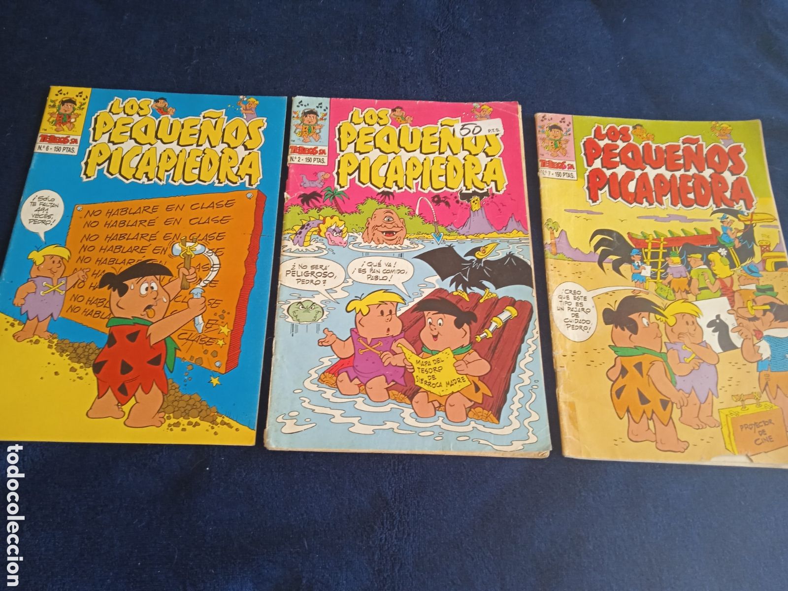 Comics: LOS PEQUE&Ntilde;OS PICAPIEDRA -LOTE 3 EJEMPLARES -ED. TEBEOS S.A.