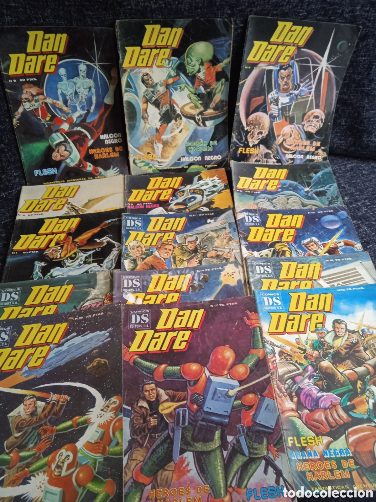 Comics: DAN DARE - LOTE DE 15 EJEMPLARES -EDITA : DALMAU SOCIAS