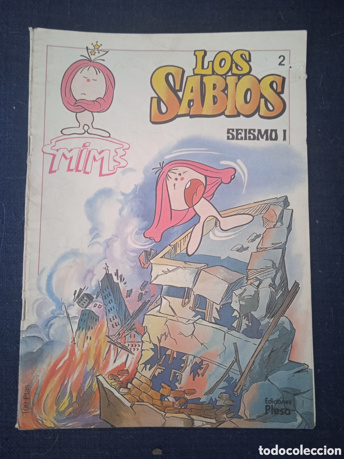 Comics: Los Sabios n&ordm; 2, Seismo I -ed. Plesa 1984
