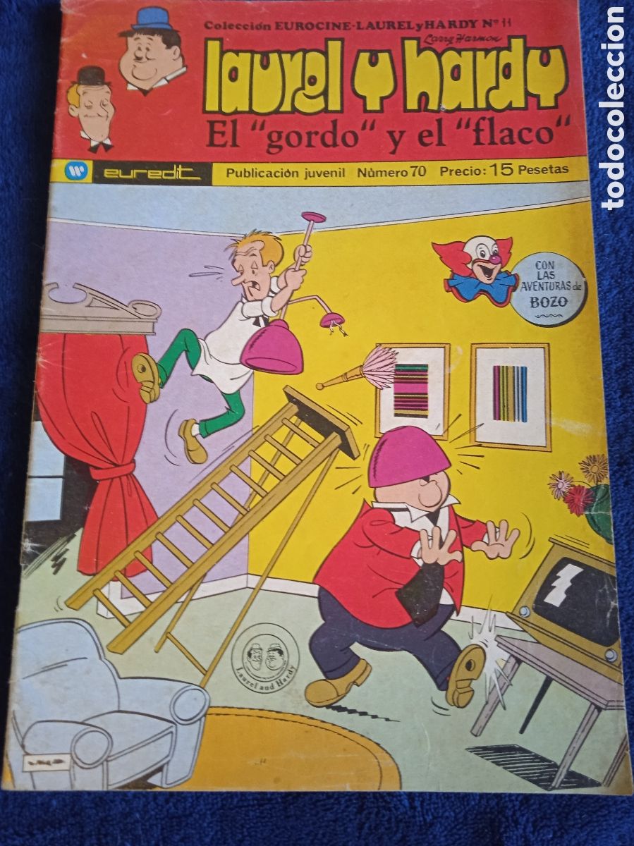 Tebeos: LAUREL Y HARDY EL GORDO FLACO N&ordm; 70 -ED. EUREDIT - Foto 1