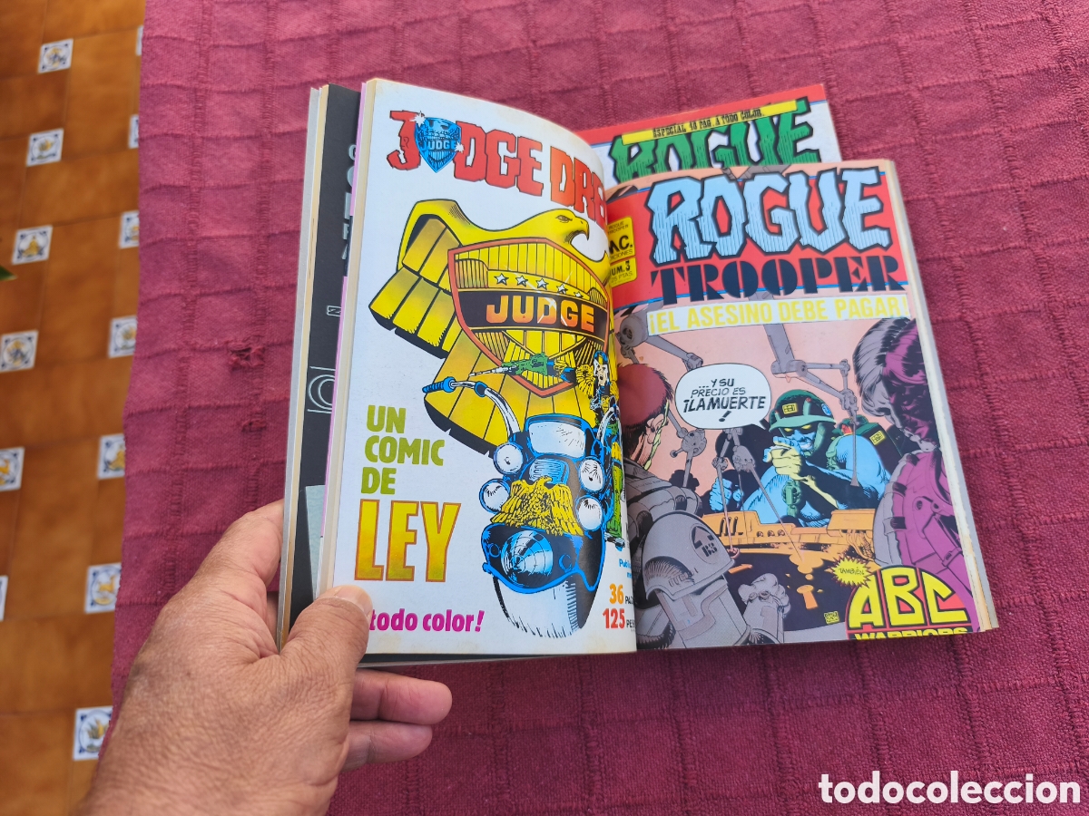 Tebeos: ROGUE TROOPER RETAPADO DEL 1 AL 4 - ROGUE TROOPER RETAPADO DEL 5 AL 8 , MC EDICIONES - Foto 13