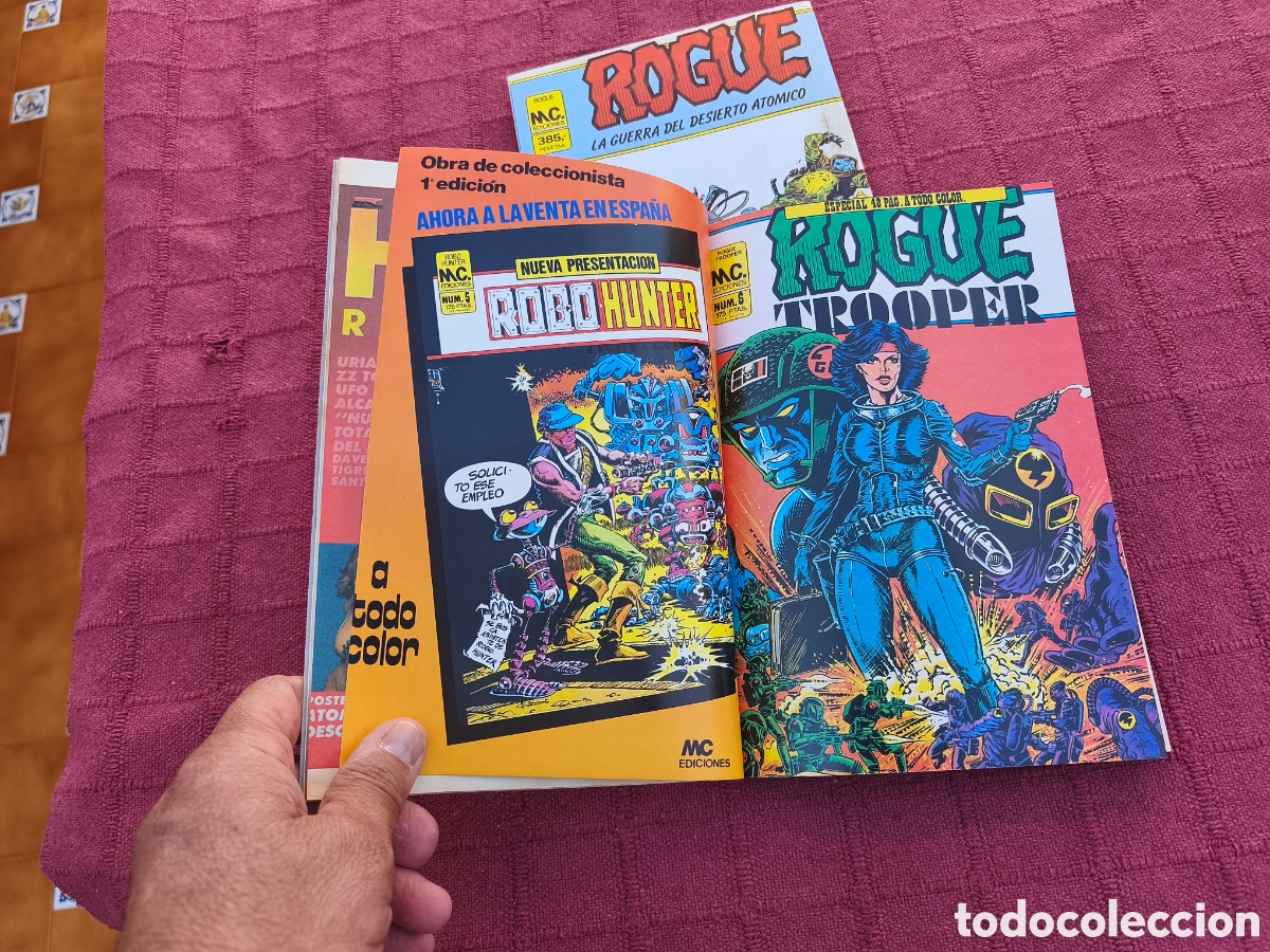 Tebeos: ROGUE TROOPER RETAPADO DEL 1 AL 4 - ROGUE TROOPER RETAPADO DEL 5 AL 8 , MC EDICIONES - Foto 17