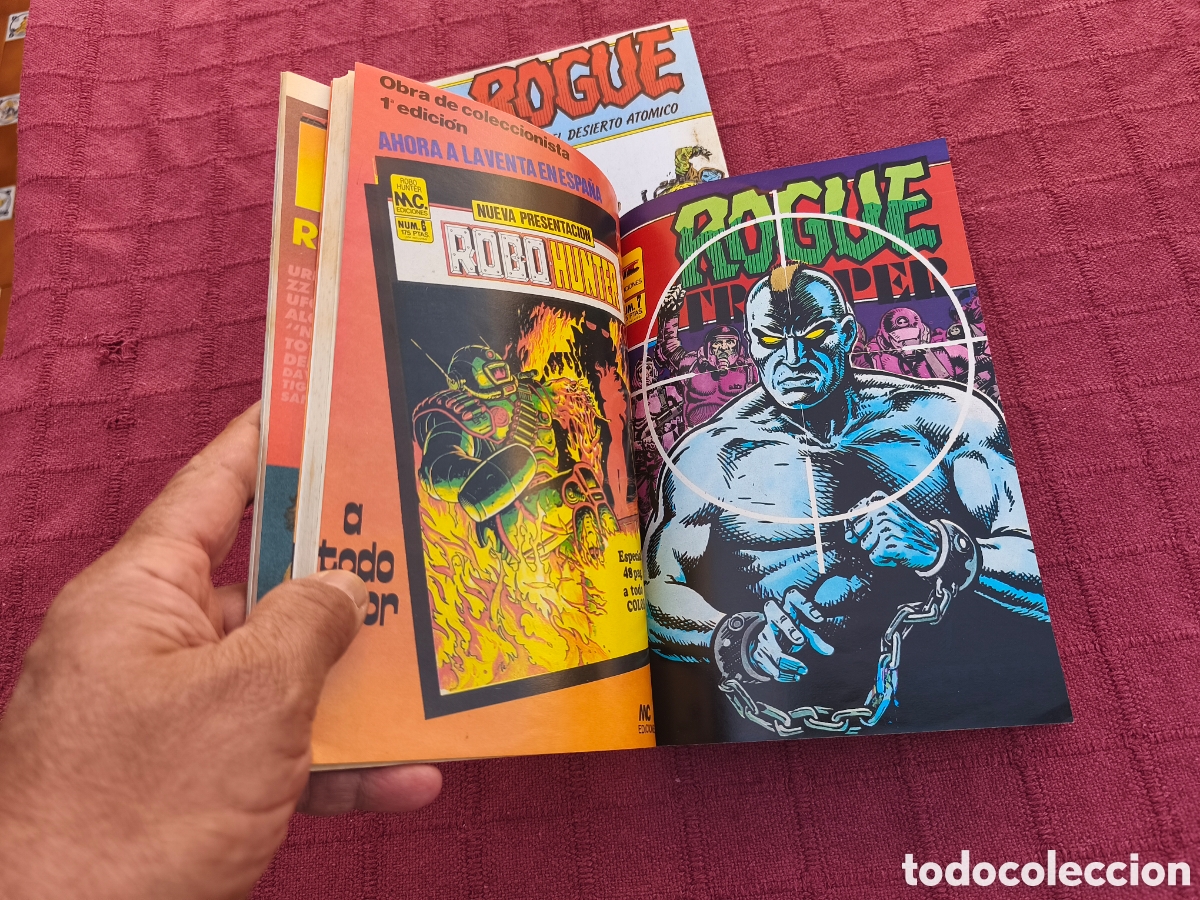 Tebeos: ROGUE TROOPER RETAPADO DEL 1 AL 4 - ROGUE TROOPER RETAPADO DEL 5 AL 8 , MC EDICIONES - Foto 18