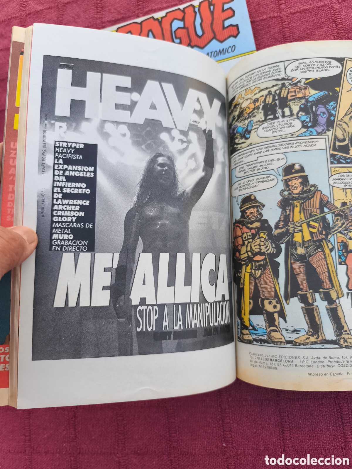 Tebeos: ROGUE TROOPER RETAPADO DEL 1 AL 4 - ROGUE TROOPER RETAPADO DEL 5 AL 8 , MC EDICIONES - Foto 24
