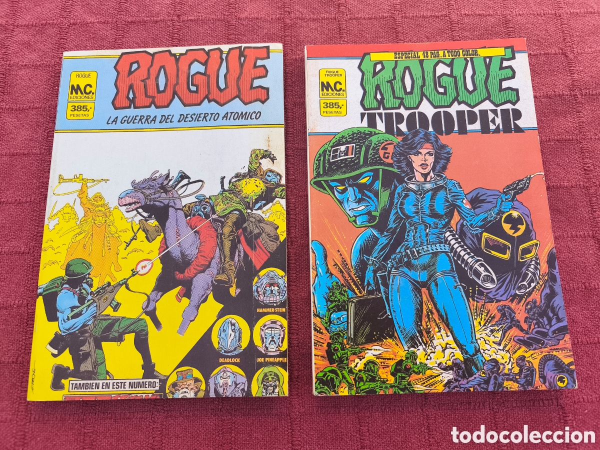 Tebeos: ROGUE TROOPER RETAPADO DEL 1 AL 4 - ROGUE TROOPER RETAPADO DEL 5 AL 8 , MC EDICIONES - Foto 1