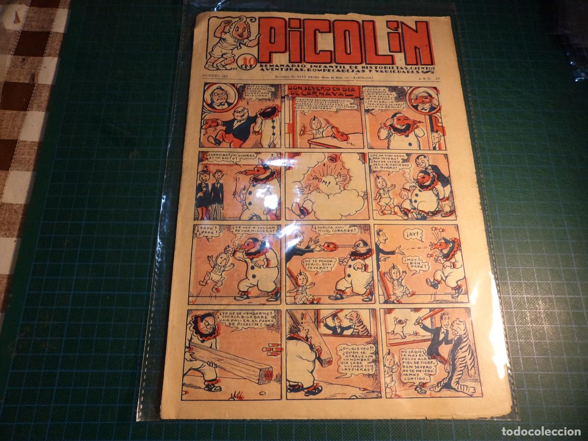 Tebeos: Picolin. N&ordm; 183. Gato Negro. - Foto 1