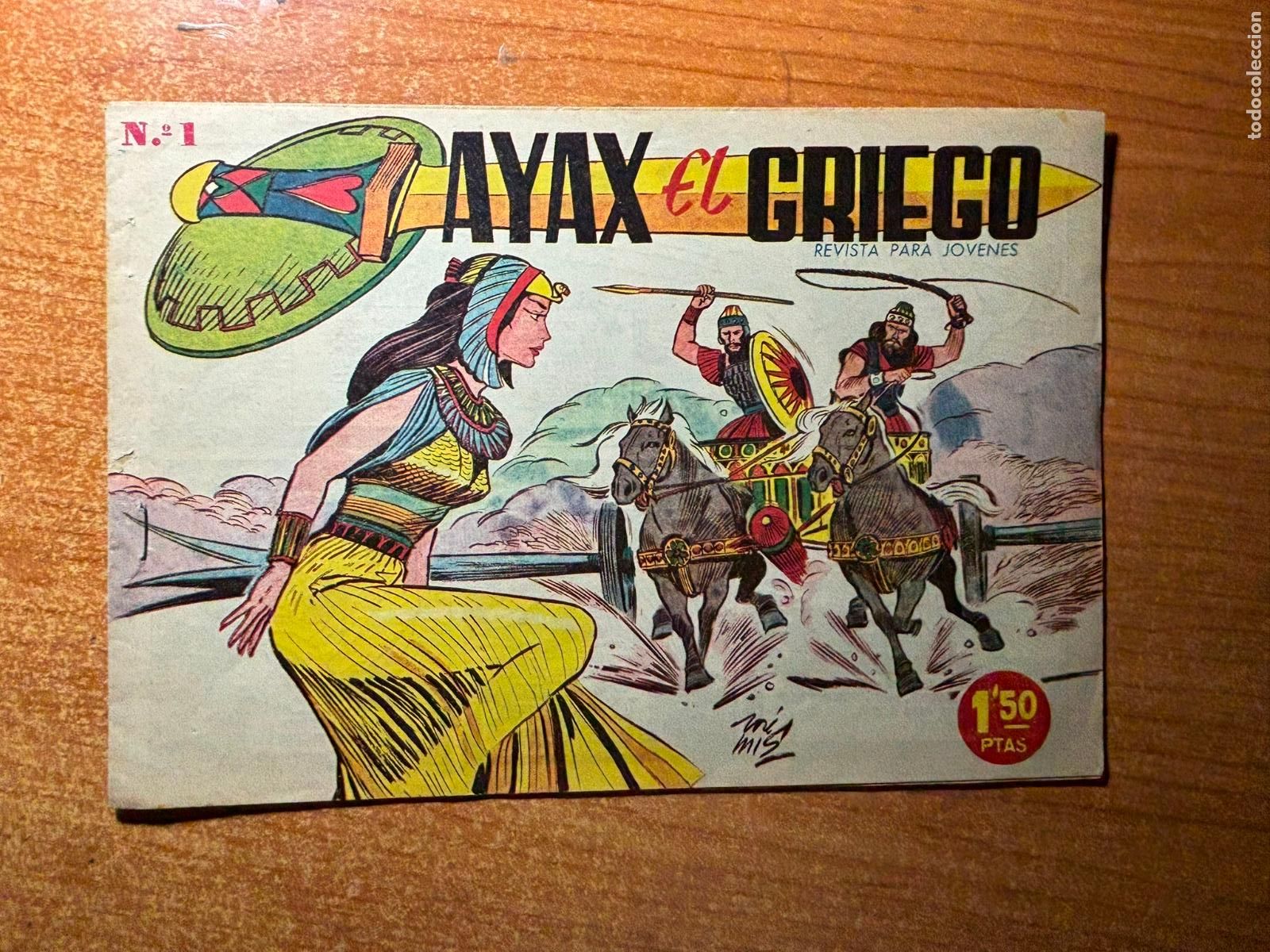 Tebeos: AYAX EL GRIEGO N&ordm; 1 ORIGINAL EDITORIAL CREO