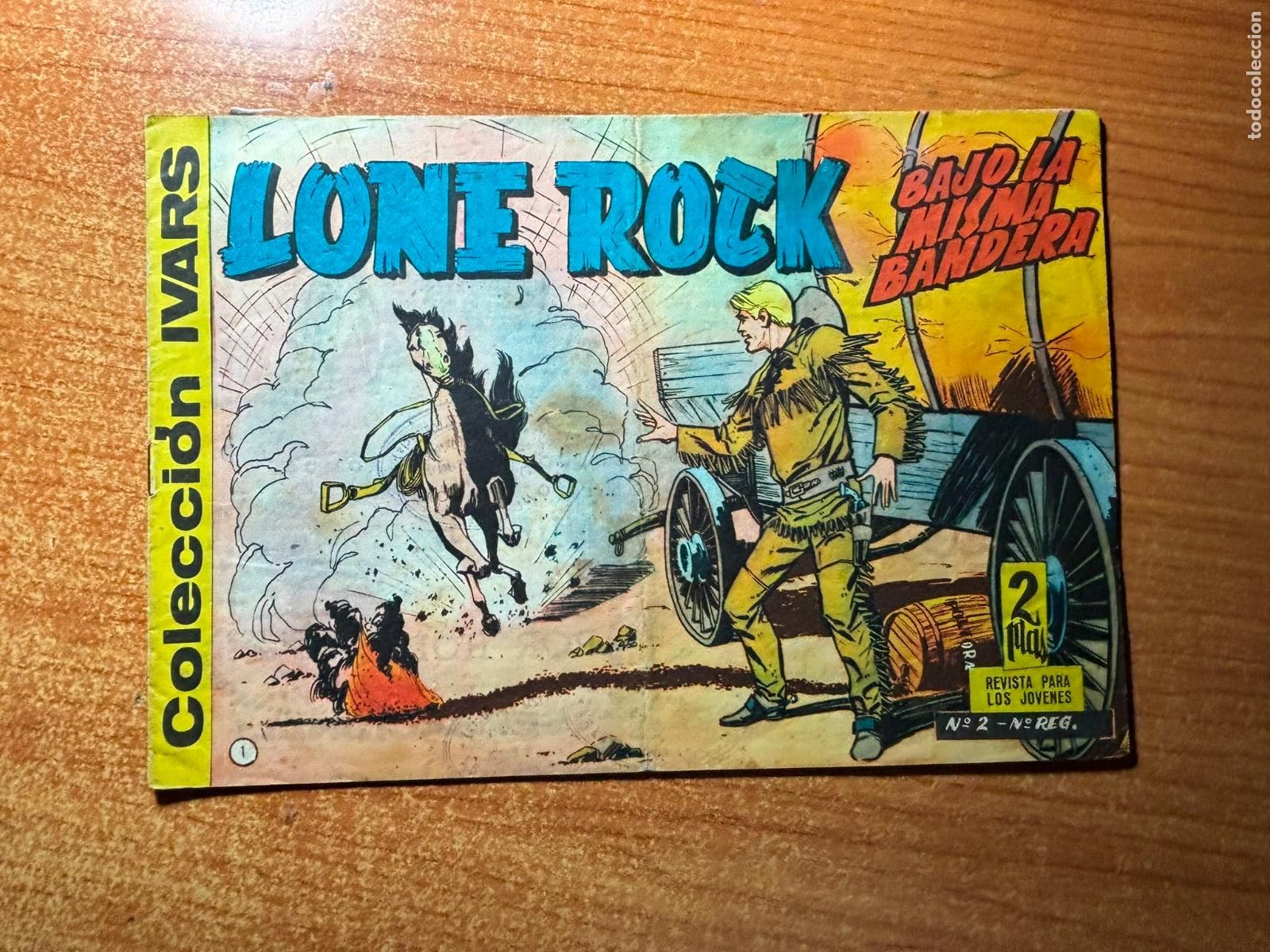 Tebeos: LONE ROCK N&ordm; 1 EDITORIAL IVARS ORIGINAL