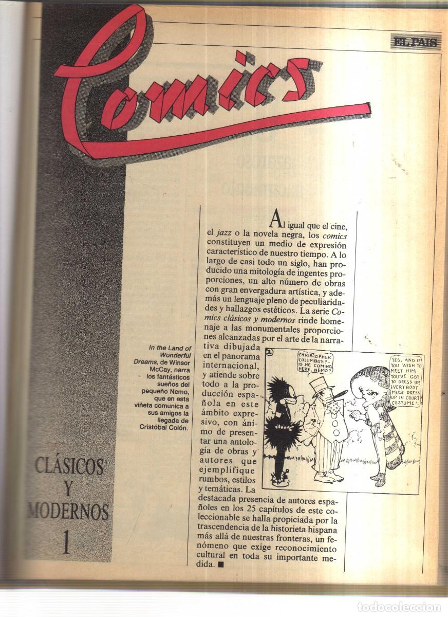 Tebeos: COMICS CLASICOS Y MODERNOS EL PAIS - Foto 2