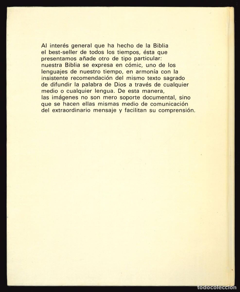 Tebeos: LA BIBLIA EN C&Oacute;MIC - EDICIONES MONTENA / N&Uacute;MERO &Uacute;NICO (JES&Uacute;S BLASCO) - Foto 2