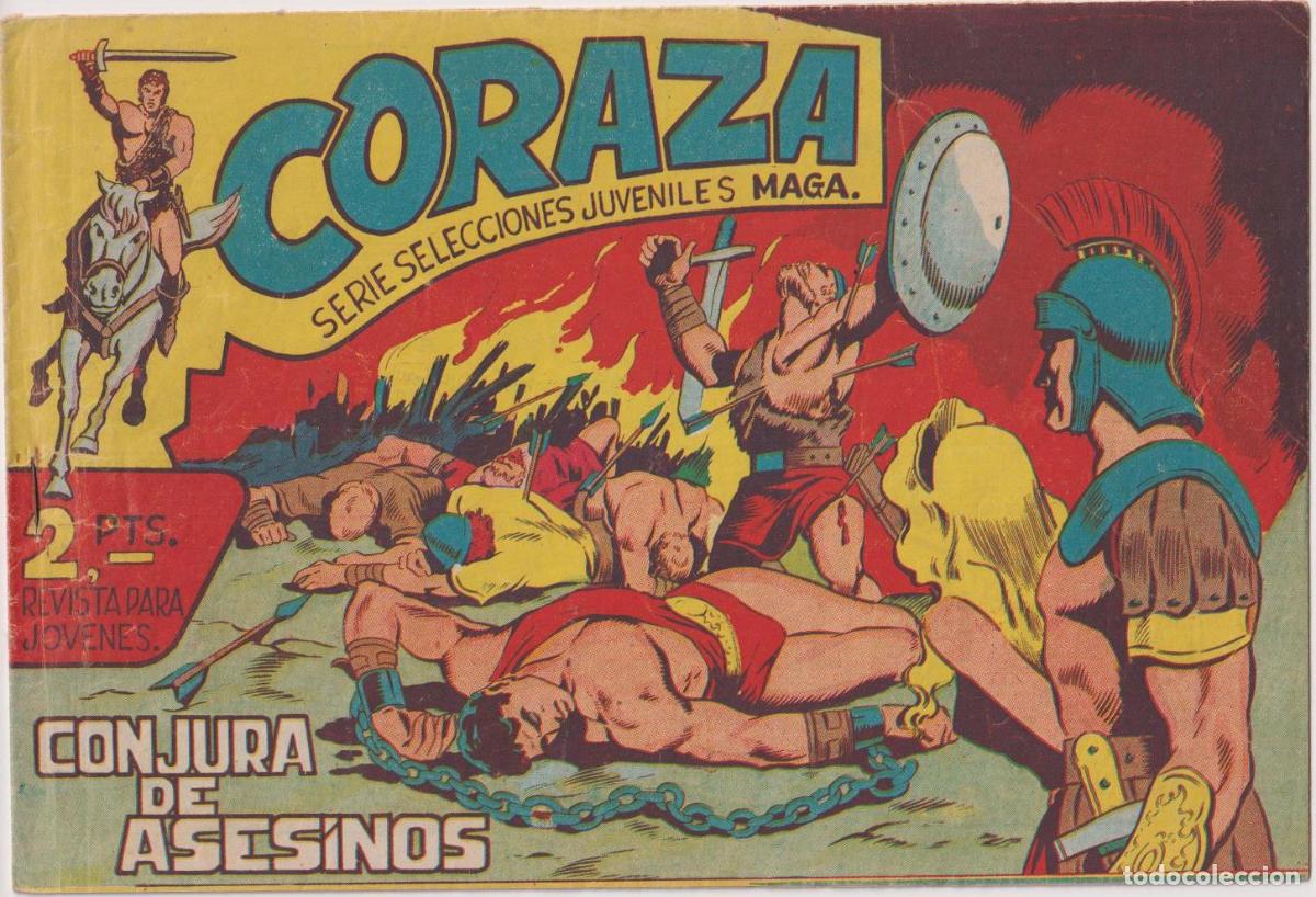 Tebeos: Coraza n&ordm; 55. Maga 1962. ESCASO - Foto 1