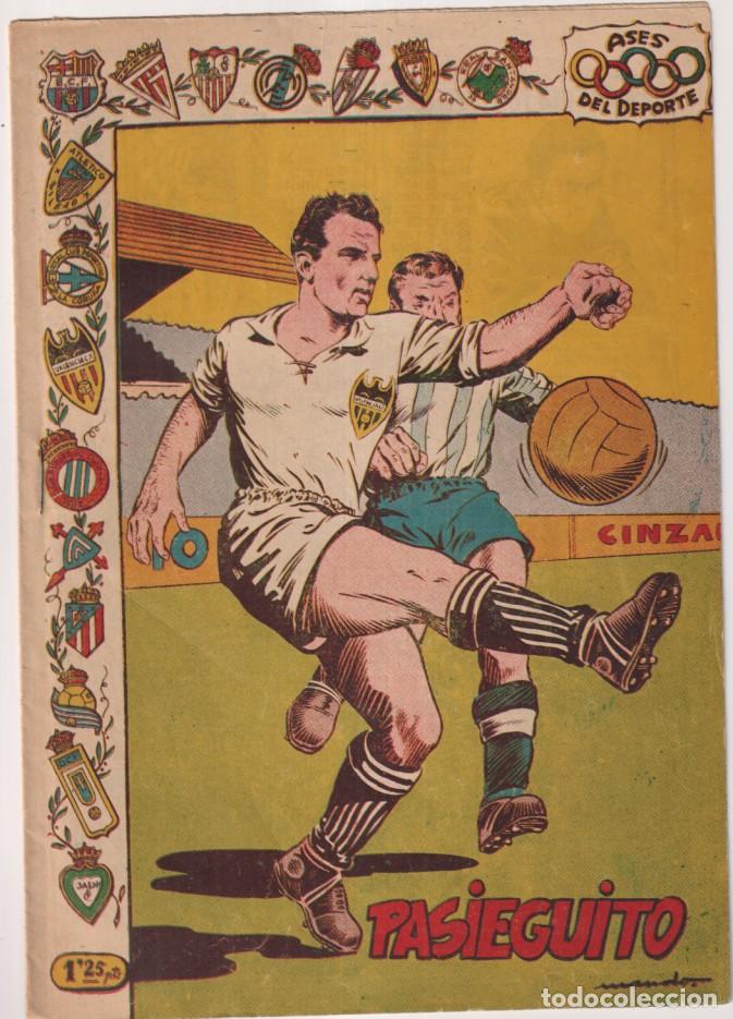 Tebeos: Ases del deporte n&ordm; 7. Pasieguito. Ricart 1954 - Foto 1