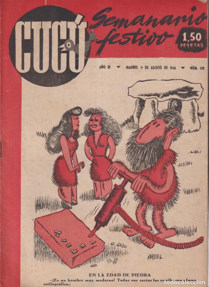 BDs: Cuc&uacute; Semanario Festivo n&ordm; 120. a&ntilde;o 1946