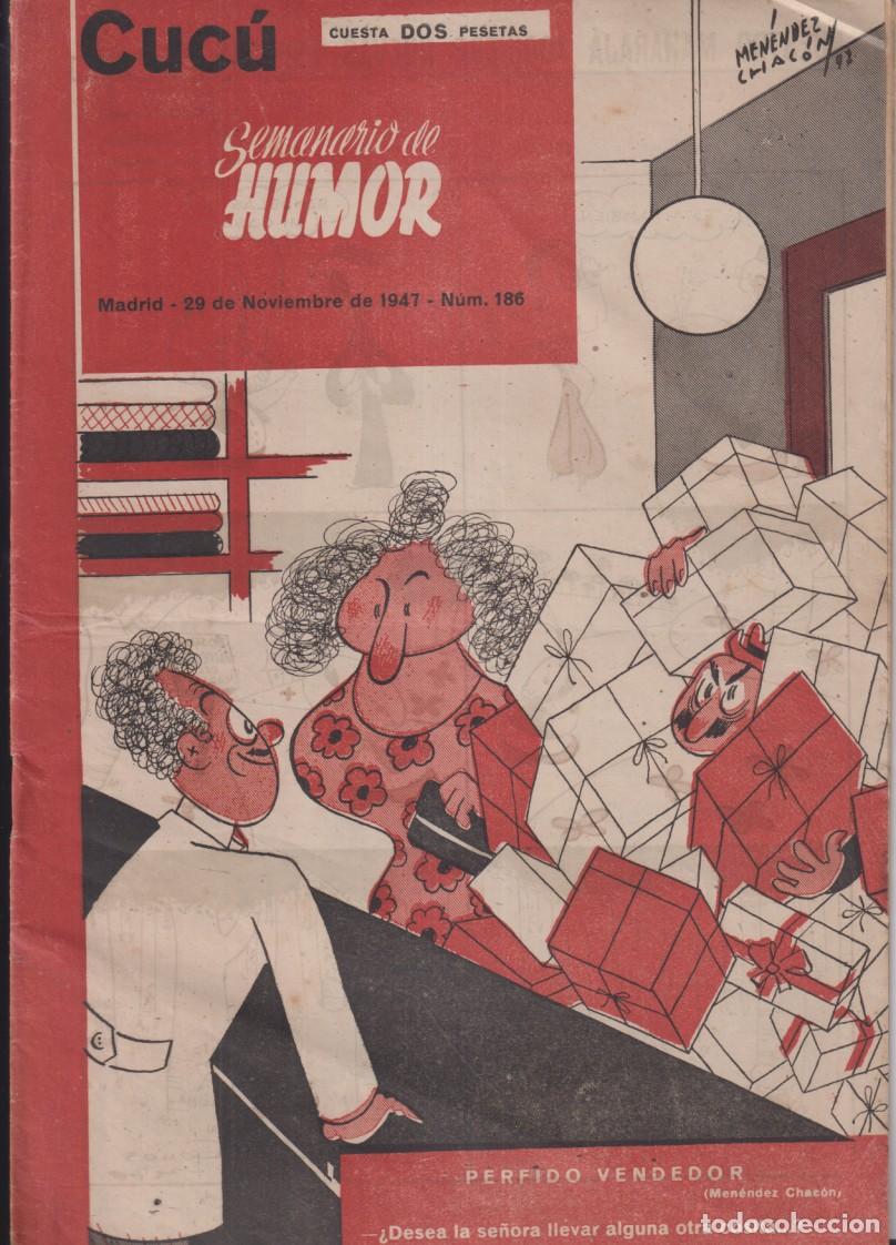 BDs: Cuc&uacute; Semanario Festivo n&ordm; 186. a&ntilde;o 194. muy dif&iacute;cil