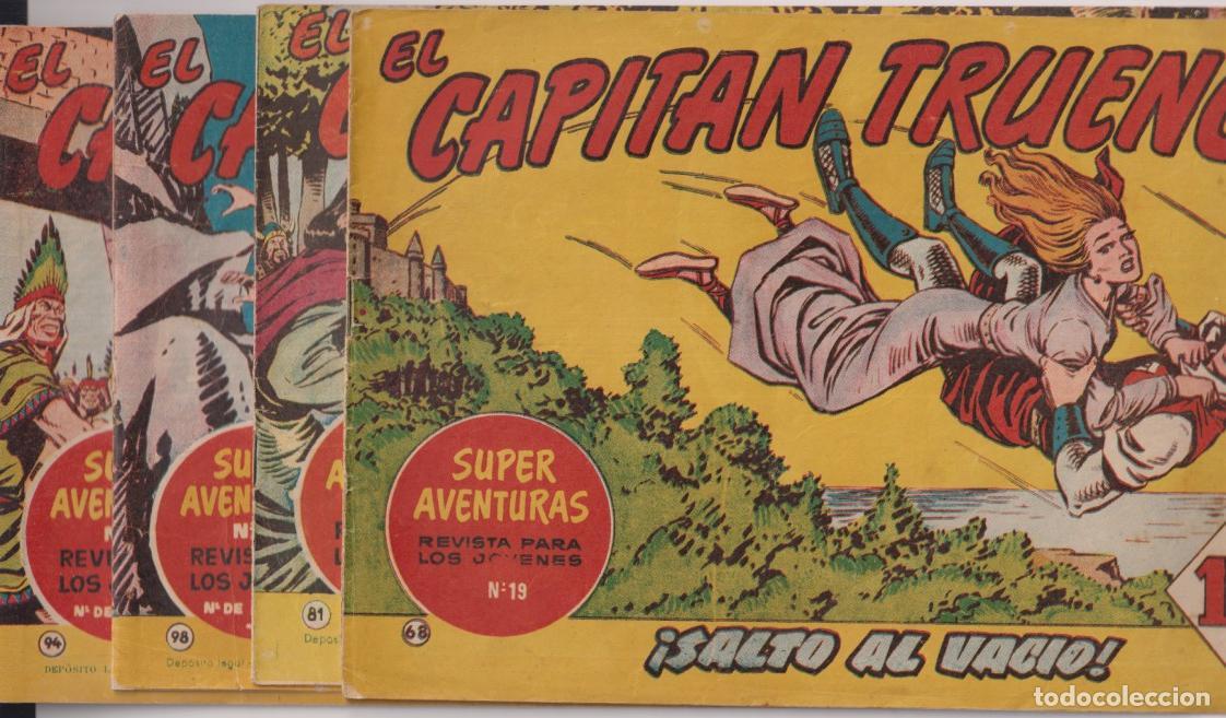 Tebeos: El Capit&aacute;n Trueno. lote de 4 ejemplares: 68, 81, 94, 98. Bruguera 1958