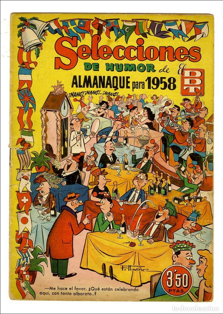Tebeos: Selecciones de Humor de el DDT Almanaque Para 1958 - F.Ib&aacute;&ntilde;ez