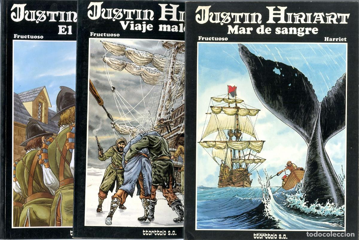 Tebeos: Justin Hiriat Completa 3 num. (Ttarttalo, 1983) - Fructuoso / Harriet