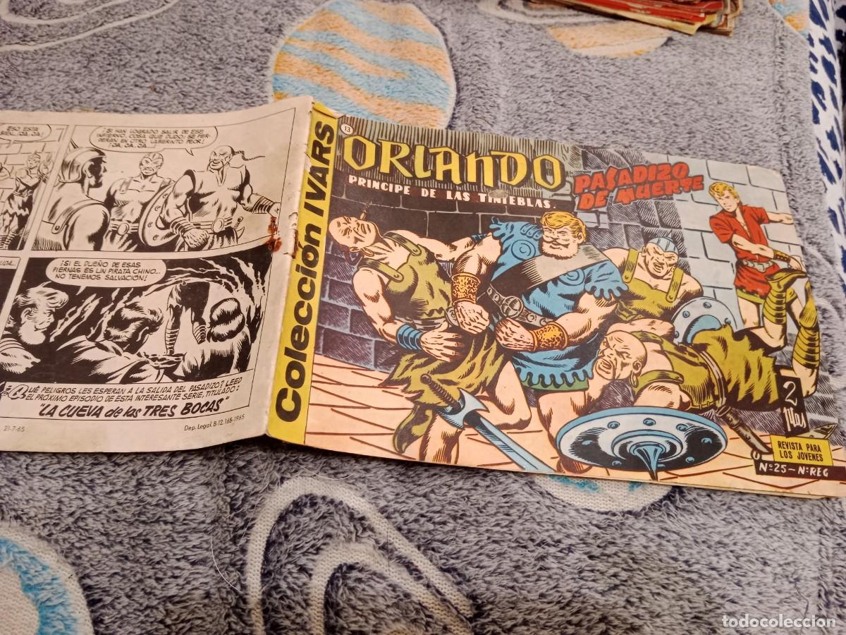 Tebeos: ORLANDO PRINCIPE DE LAS TINIEBLAS N&ordm; 13 PASADIZO DE MUERTE - ANTONIO IVARS PORTABELLA, EDITOR 1965