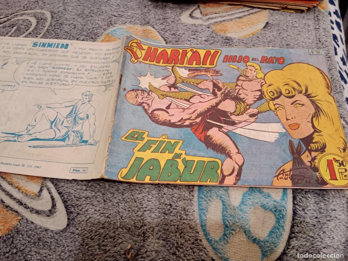 Tebeos: SHARKAN HIJO DEL RAYO N&ordm; 14 EL FIN DE JABUR EDICIONES ACROPOLIS 1962 - ORIGINAL MUY DIFICIL