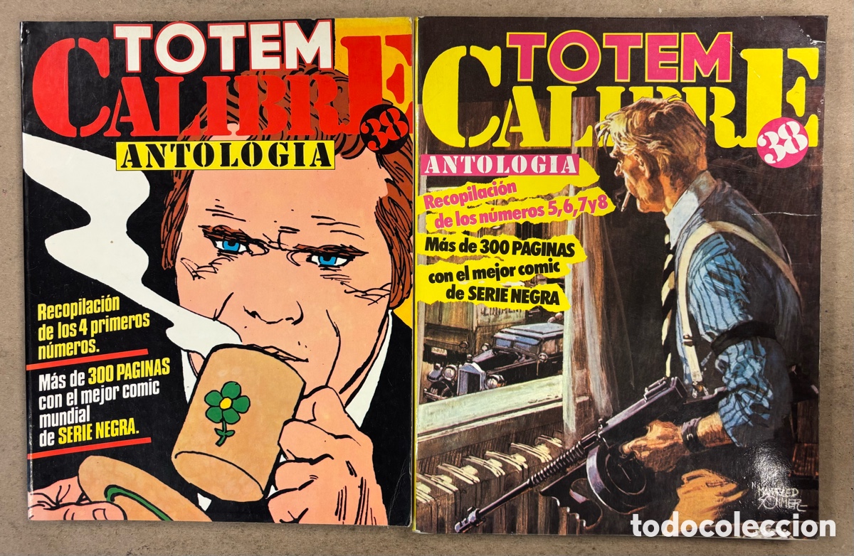 Tebeos: TOTEM CALIBRE 38 ANTOLOG&Iacute;A N&deg; 1 y 2. 8 N&Uacute;MEROS EN TOTAL (4 POR TOMO).