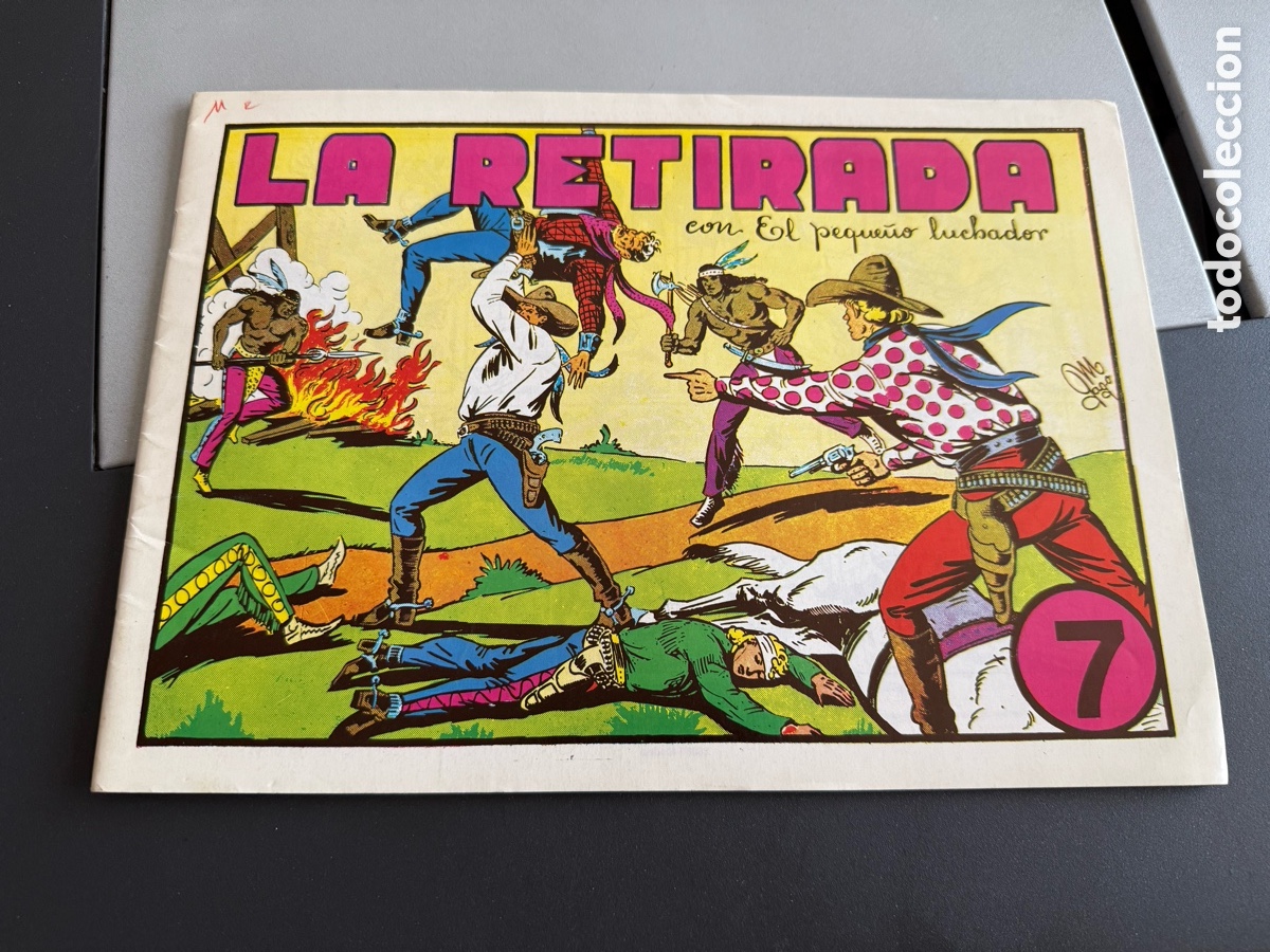 Tebeos: EL PEQUE&Ntilde;O LUCHADOR N&ordm; 7 - LA RETIRADA - GAGO - IBERCOMIC (V1)
