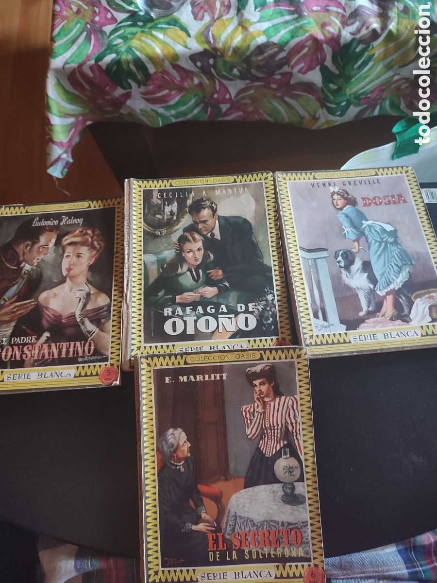 Tebeos: Colecci&oacute;n oasis serie blanca n&uacute;m 1,2,3,4 Ed Reguera a&ntilde;o 1948