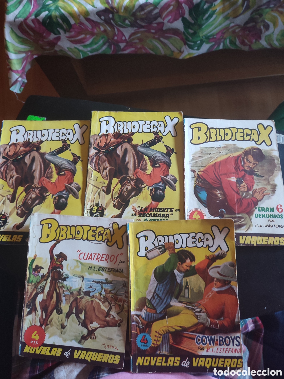 Tebeos: Colecci&oacute;n biblioteca x n&uacute;m 70,71,89,92,96
