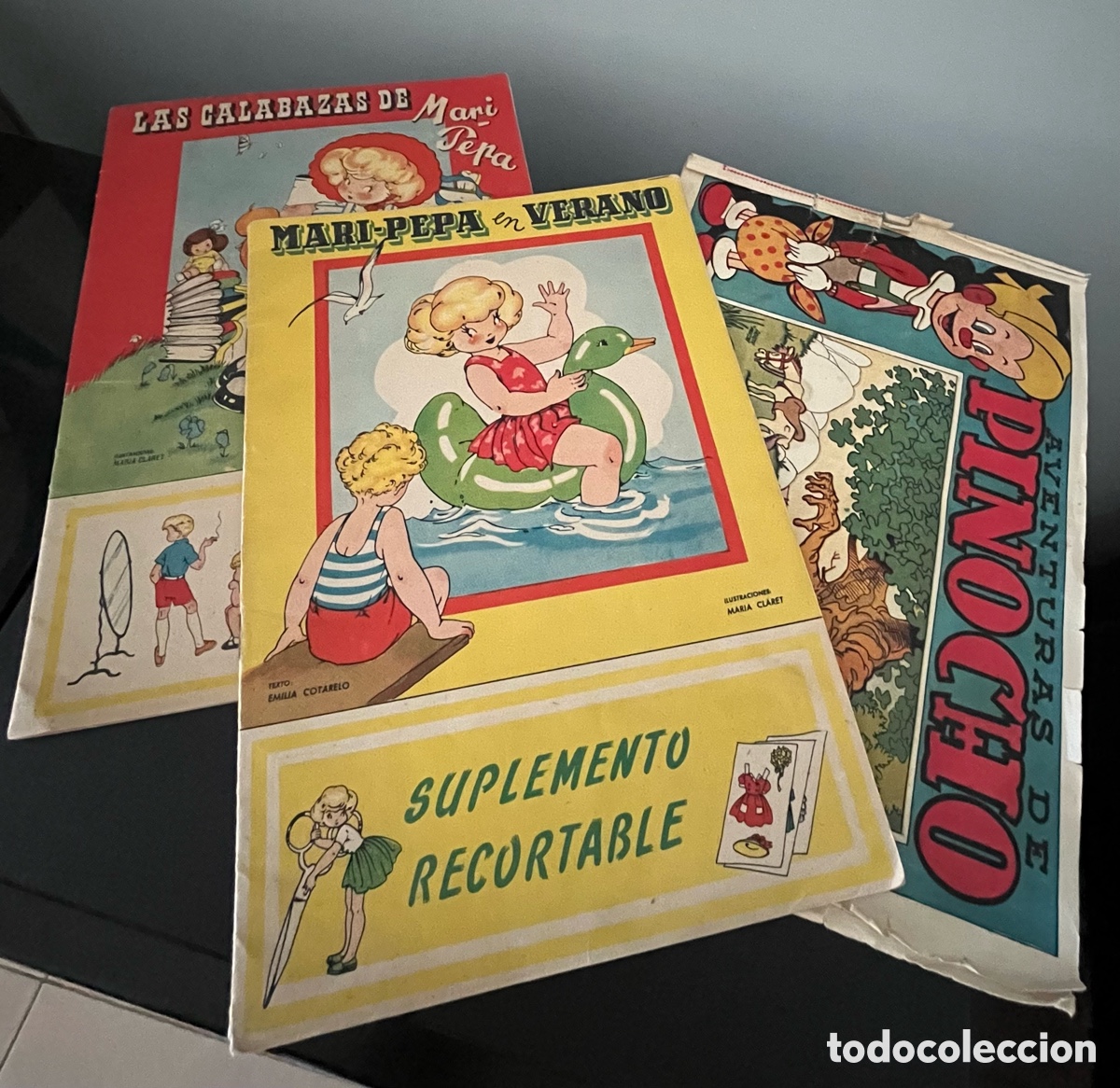 Tebeos: Tebeos/ cuentos antiguos Mari-Pepa y Pinocho