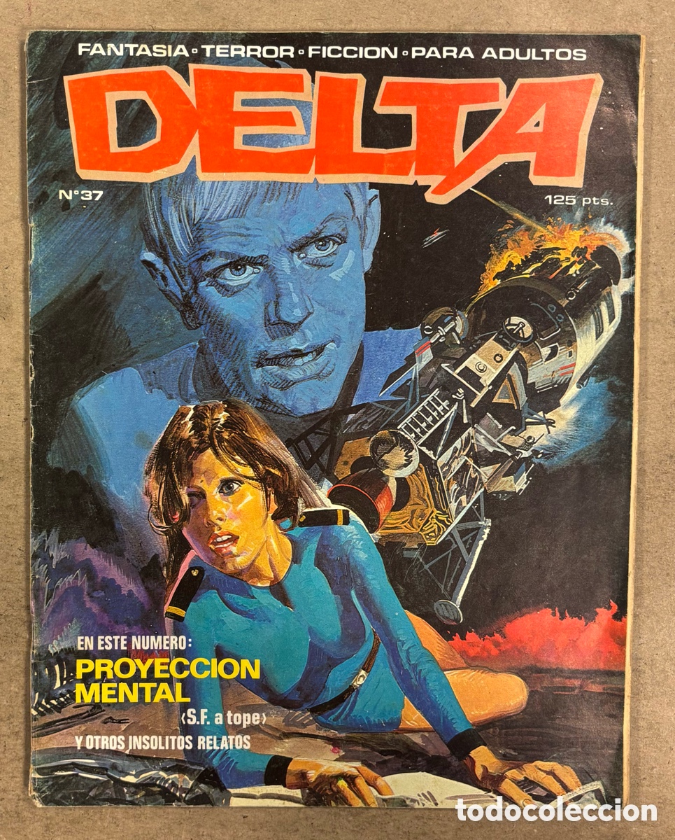 Tebeos: DELTA N&deg; 37. FANTAS&Iacute;A - TERROR - FICCI&Oacute;N PARA ADULTOS. PROYECCI&Oacute;N MENTAL.