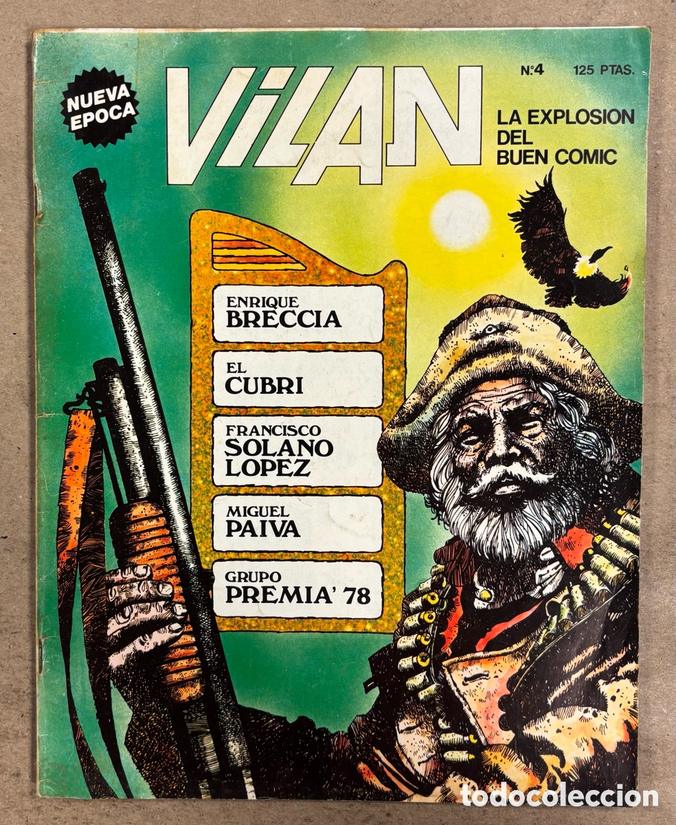 Tebeos: VILAN N&deg; 4 (1981). BRECCIA, CUBRI, SOLANO L&Oacute;PEZ, PAIVA, PREMIA &lsquo;78,&hellip;