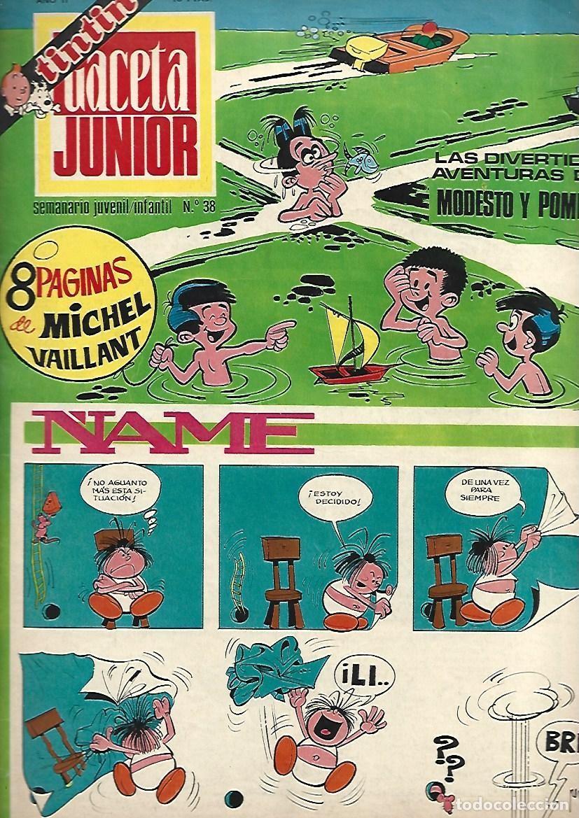 Tebeos: Gaceta Junior, 38, 1969, Universo Infantil, buen estado.