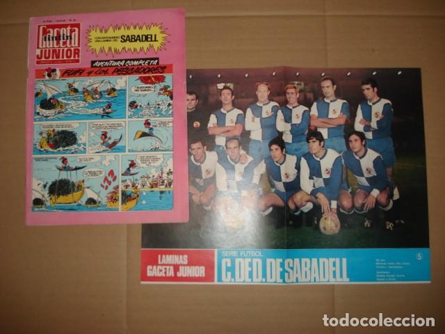 Tebeos: Gaceta Junior, 60, 1969, Universo Infantil, buen estado. Con la l&aacute;mina de Sabadell