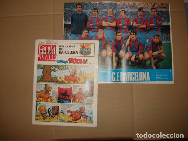 Tebeos: Gaceta Junior, 62, 1969, Universo Infantil, buen estado. Con la l&aacute;mina del FC Barcelona
