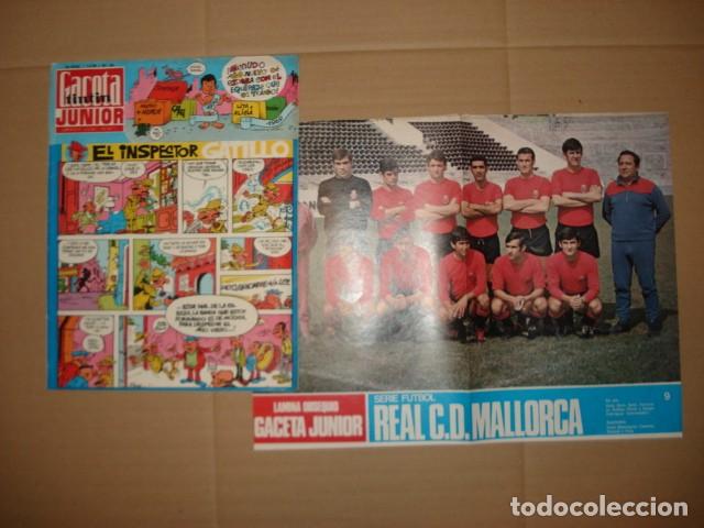 Tebeos: Gaceta Junior, 64, 1970, Universo Infantil, buen estado. Con l&aacute;mina del Mallorca/Gij&oacute;n