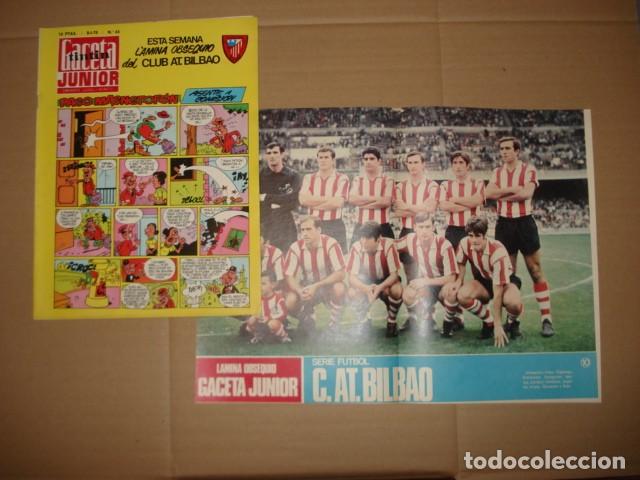 Tebeos: Gaceta Junior, 65, 1970, Universo Infantil, buen estado.Con l&aacute;mina del Bilbao